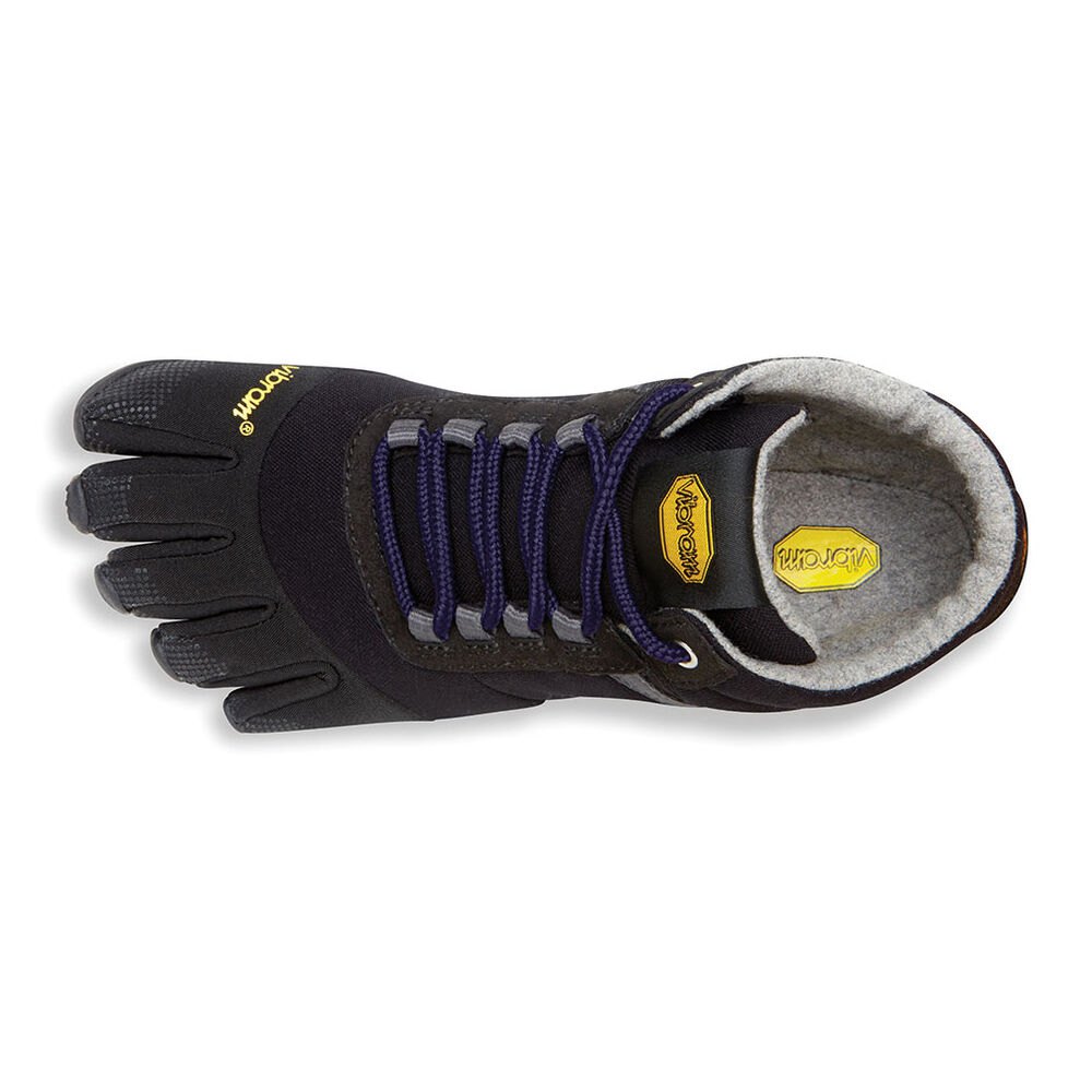 Vibram FiveFingers Dames Trek Ascent Insulated - Bergschoenen Zwart/Paars - 915608LXA